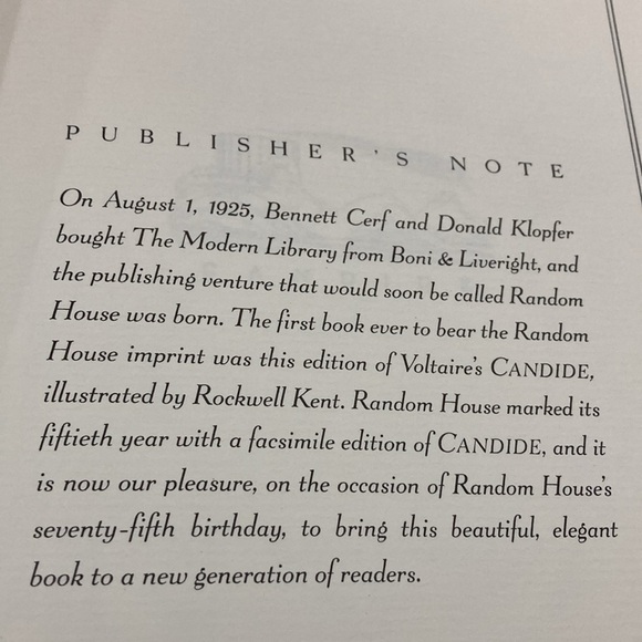 Hardcover Vintage Candide by Jean Francois Marie Arouet de Voltaire - Picture 14 of 14